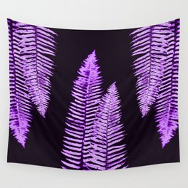 Ultra Violet Forest Ferns Wall Tapestry