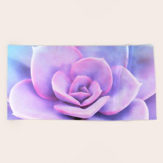 Succulent Beach Towel