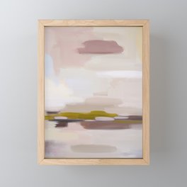 Mellow Taupe Horizon Ⅱ Framed Mini Art Print