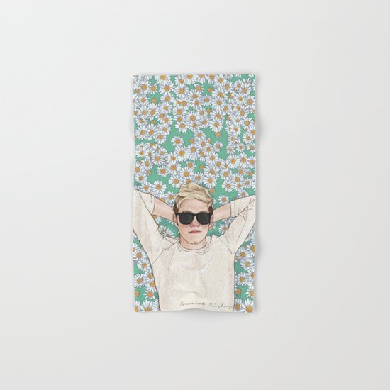 Niall daisies field Hand & Bath Towel