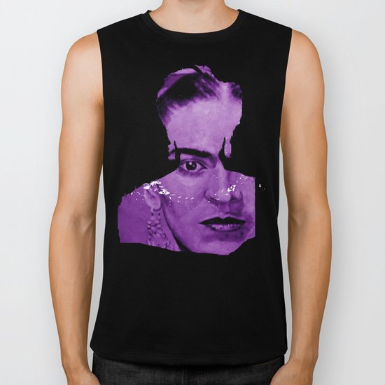 FRIDA - shirt version - blue/purple Biker Tank