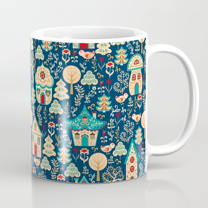 Fabulous Houses in a Magical Forest. Coffee Mug