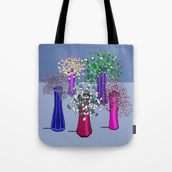 Cascade Flowers Tote Bag