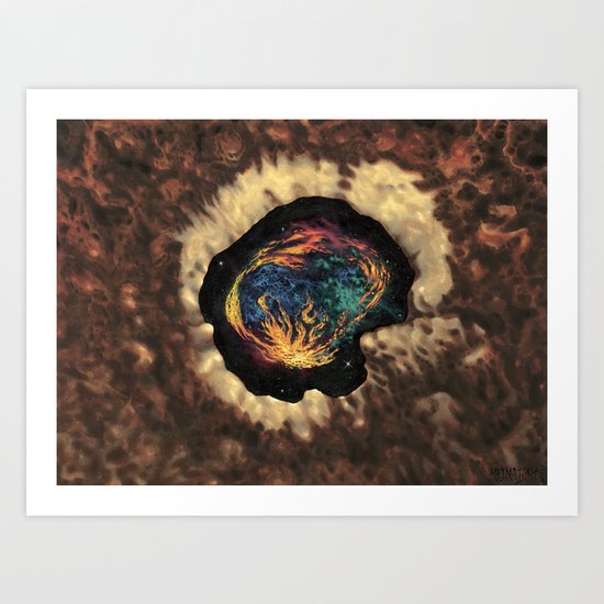 Kosmisch Art Print