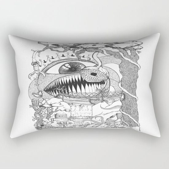 Monster's Garden! Rectangular Pillow