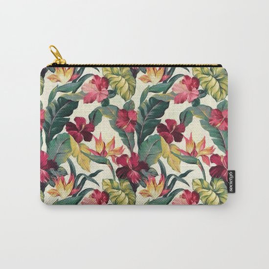 Colorful tropical garden Carry-All Pouch