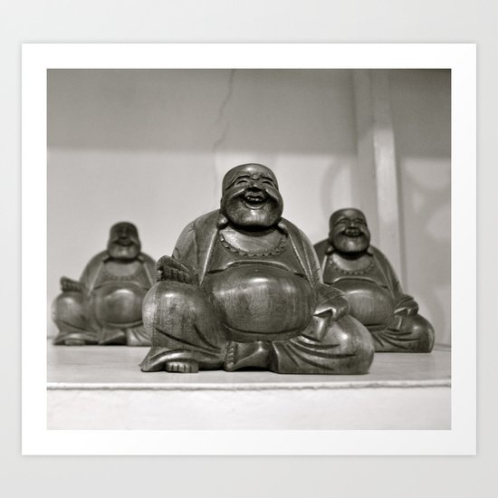Laughing Buddah Art Print