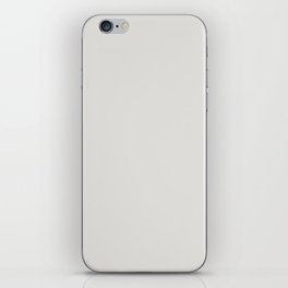 Almost White Trending Solid Color - Patternless Pairs Jolie Paints 2022 Popular Hue Gesso White iPhone Skin
