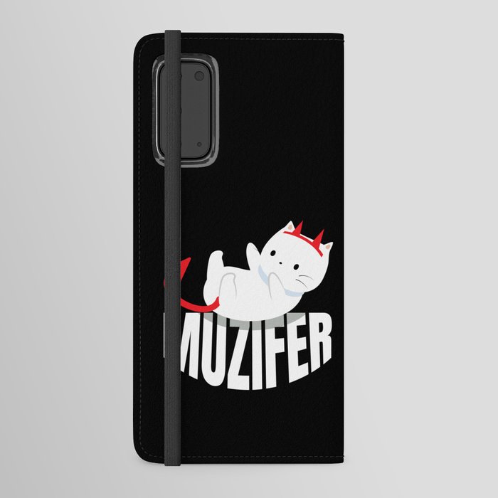 Muzifer Cat Kitten Devil Lucifer Android Wallet Case