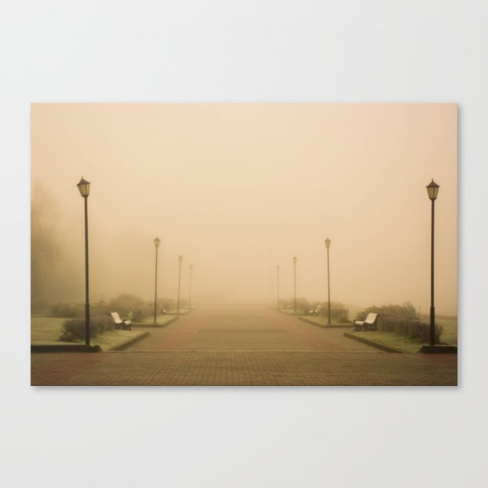 Quiet fog Canvas Print