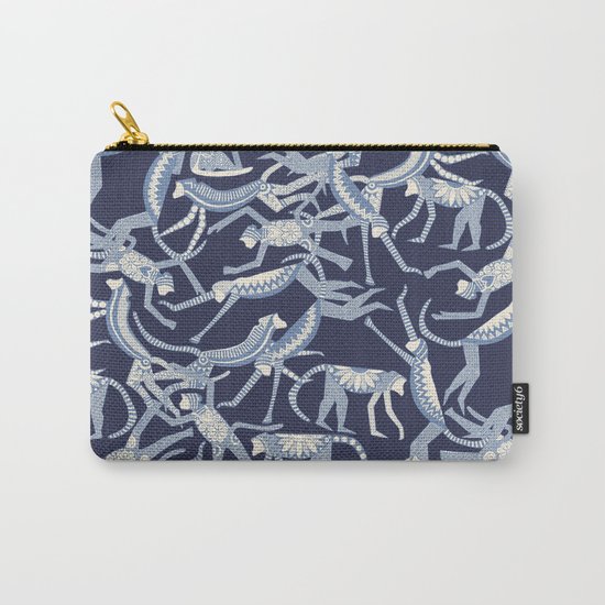 monkey blue Carry-All Pouch