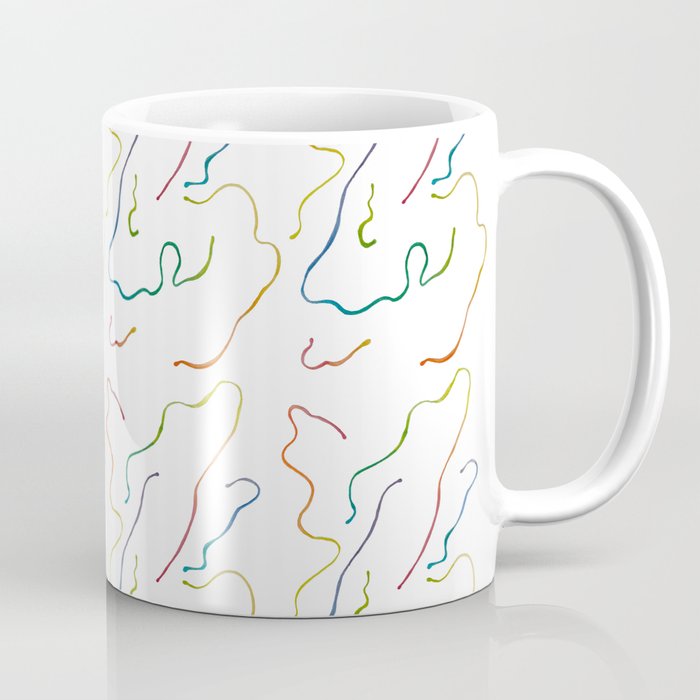 Gradient Strings of Colour Coffee Mug