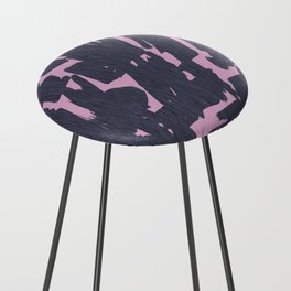 Abstract Pattern Counter Stool