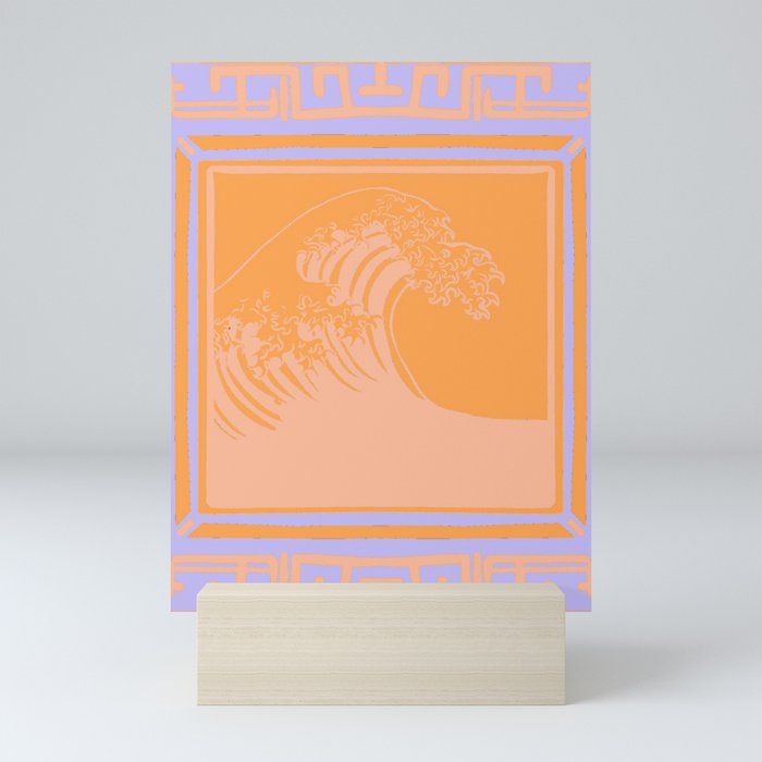 The wave Mini Art Print