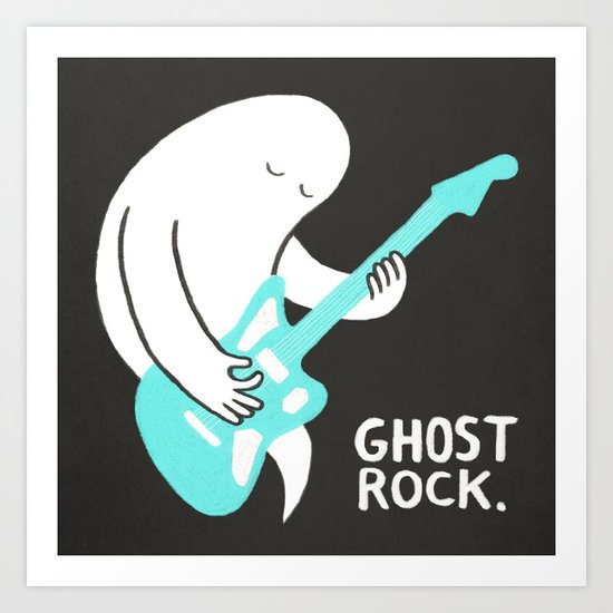 Ghost Rock Art Print