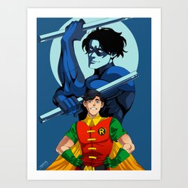 Sidekick to Hero: Nightwing Art Print