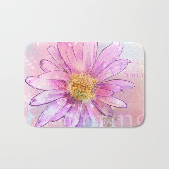 Welcome Spring Bath Mat