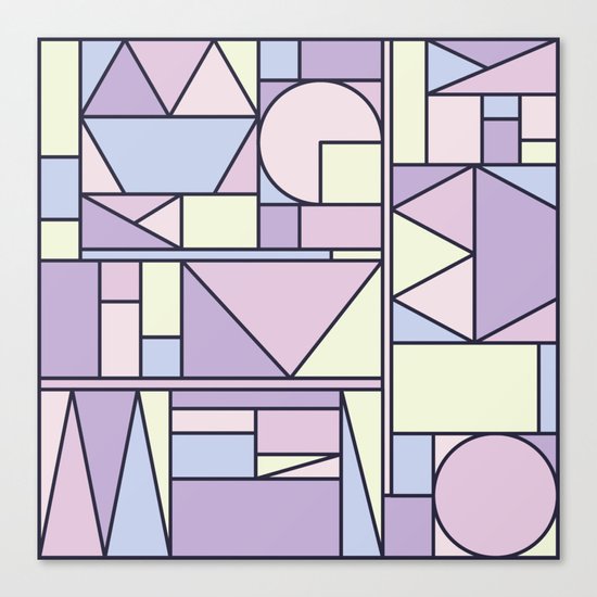 Kaku Pastel Canvas Print