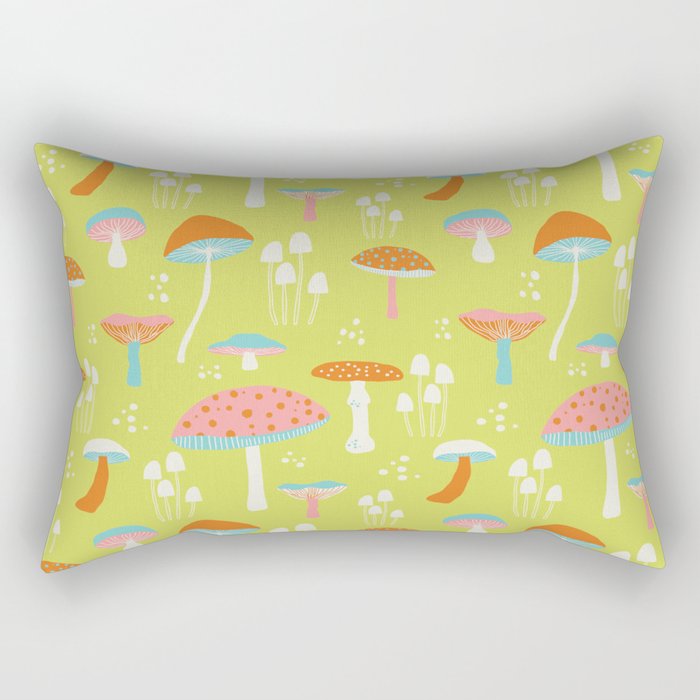 Flora- mushrooms Rectangular Pillow