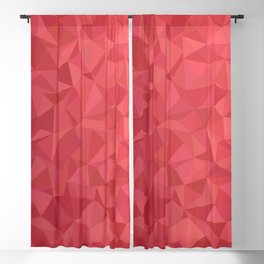 Mosaic Tile Geometrical Abstract Vector Polygon Blackout Curtain