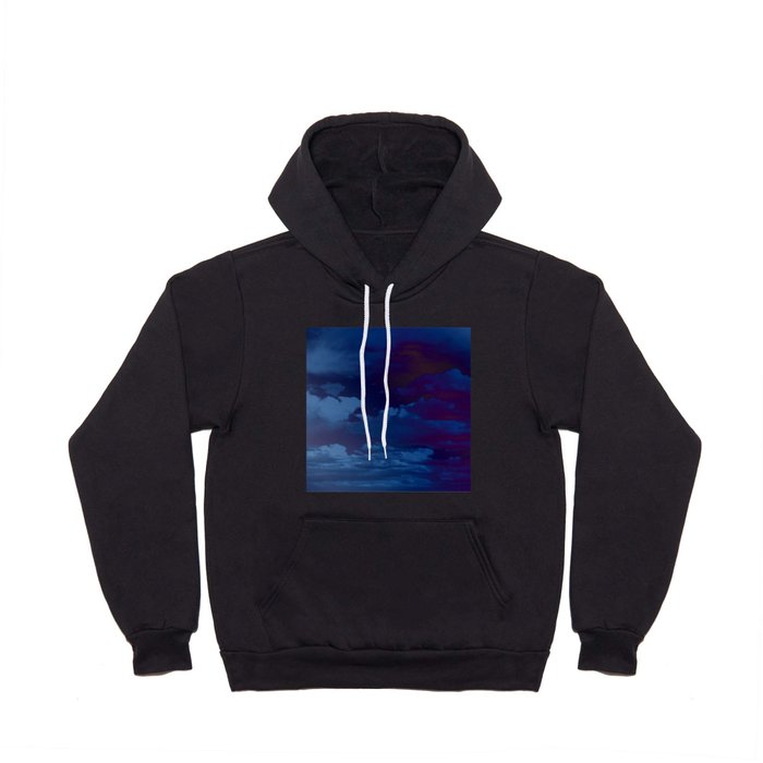 Clouds in a Stormy Blue Midnight Sky Hoody