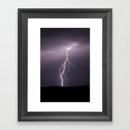 Lightning Framed Art Print