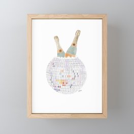 Champagne Disco Framed Mini Art Print