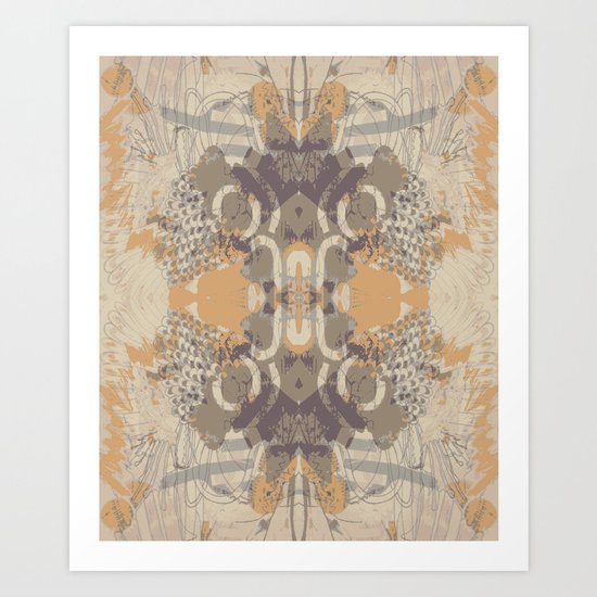 Tribal Wings Art Print