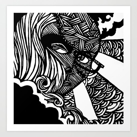 Night and Day Art Print