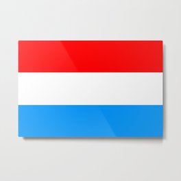 Flag of Luxembourg Metal Print | Austrianflag, Balkans, Luxembourgcity, France, Eu, Europe, Moselleriver, Germany, Graphicdesign, Hiking 