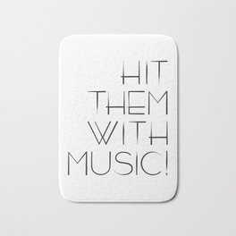 music Bath Mat | Them, Black And White, Reggae, Sound, Typography, Music, Wall, Graphicdesign, Allthetime, With 