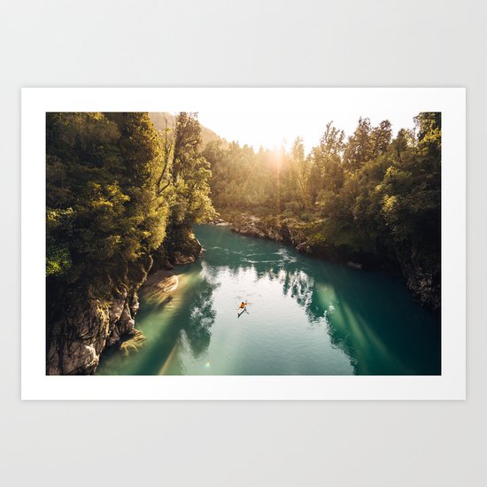 Hokitika Gorge Art Print