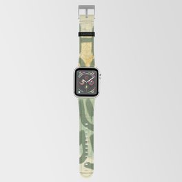 The World Is Your Oyster Collage Green Apple Watch Band