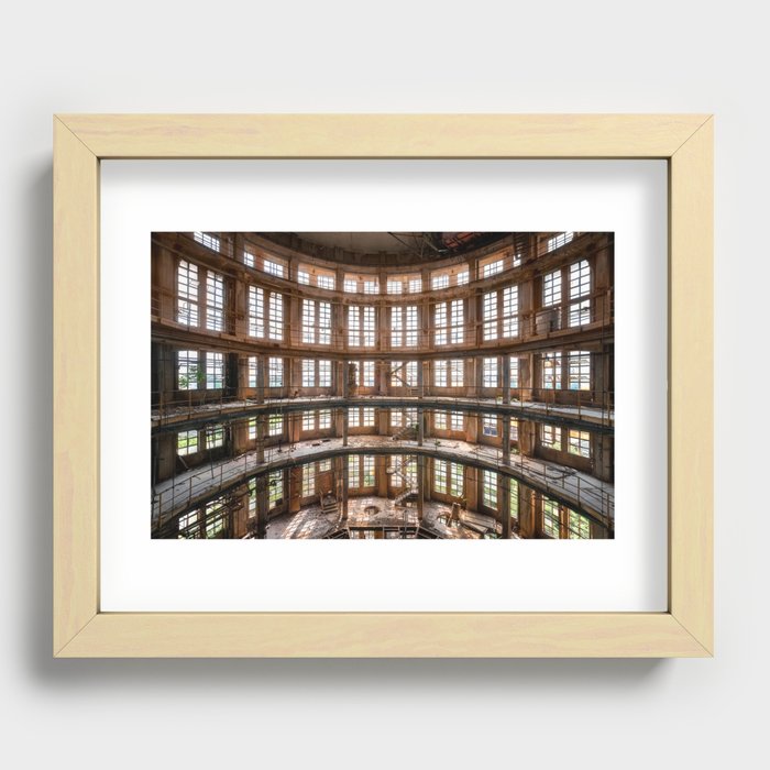 Glass Tower in Decay Recessed Framed Print