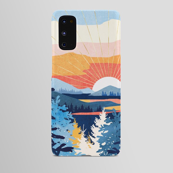 Sunset Lake Android Case