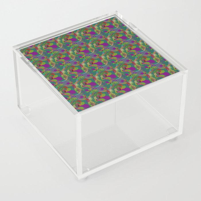 Abstract Pattern Design Acrylic Box