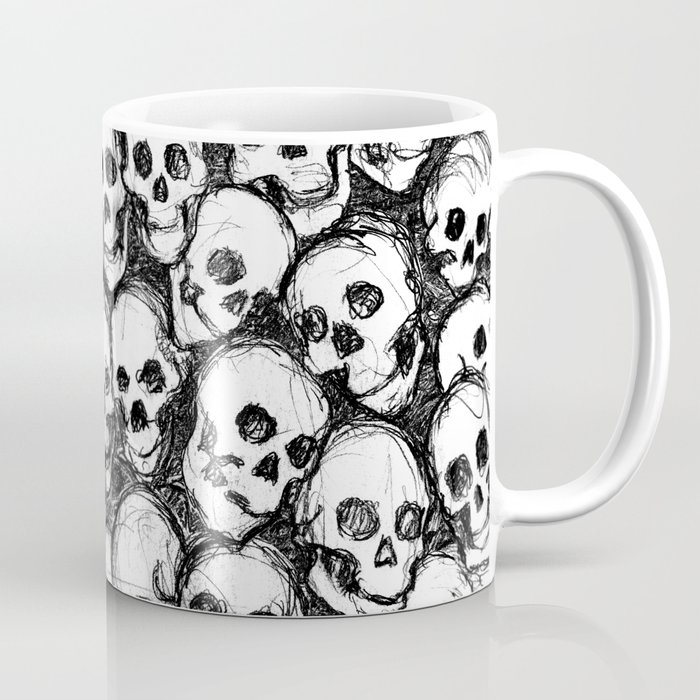Catacomb Skulls Pie of Skulls Coffee Mug