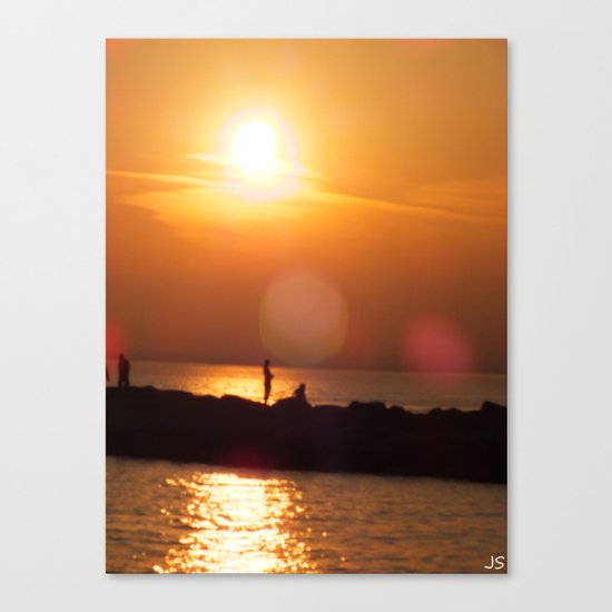 As The Sun Goes Down Canvas Print
