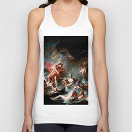 The Setting of the Sun - François Boucher Unisex Tank Top
