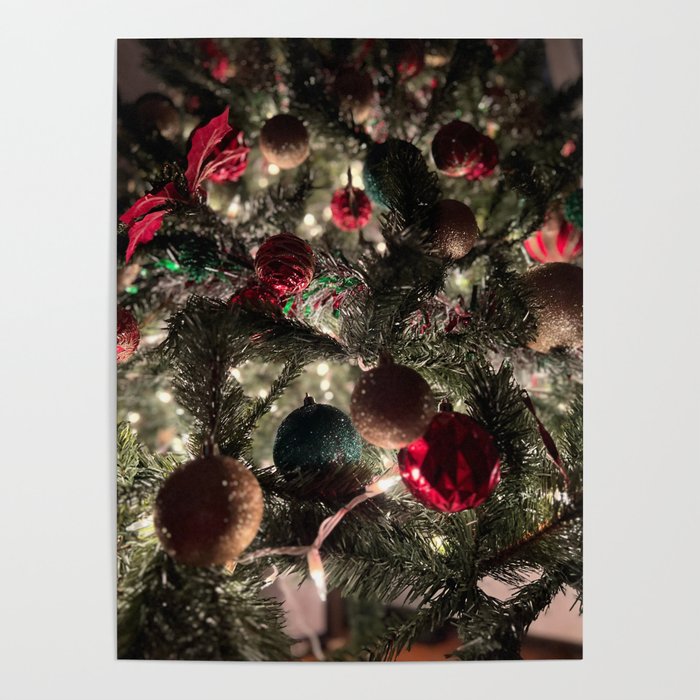 Christmas Ornaments Poster