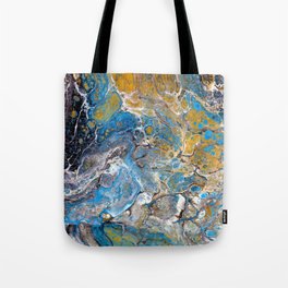 Mineralogy - Abstract Flow Acrylic Tote Bag