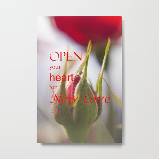 New love Metal Print