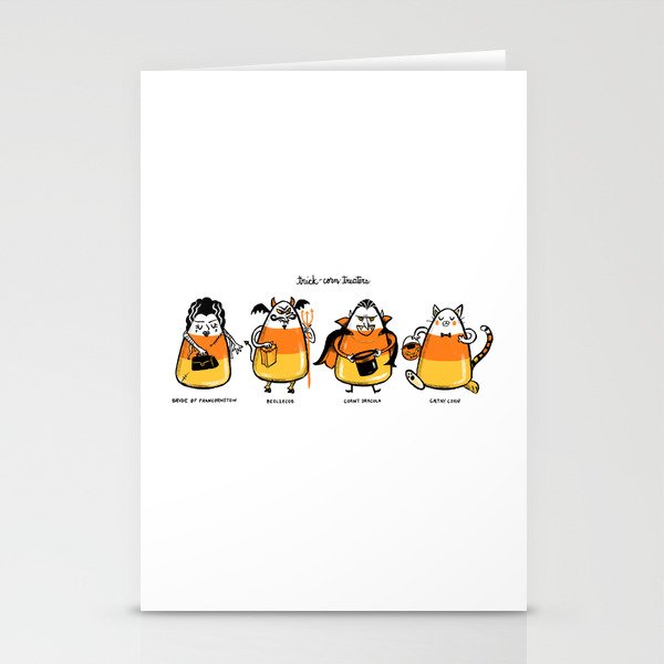 Trick-Corn-Treaters Stationery Cards