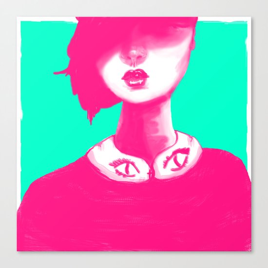 Contemporary Collar Canvas Print