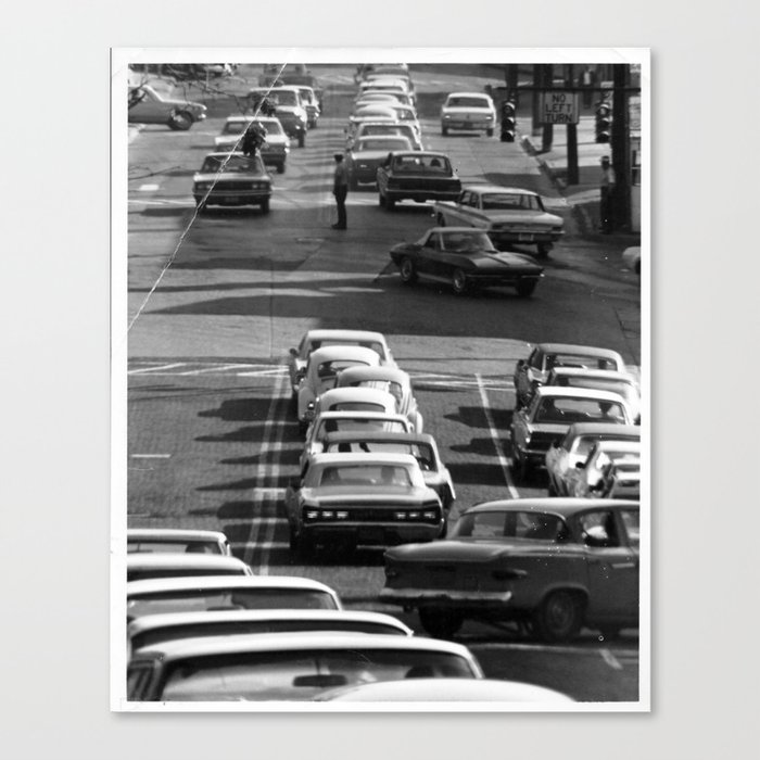 Intersection Traffic Canvas Print
