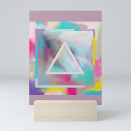 Rose Triangle Manifestation Mini Art Print