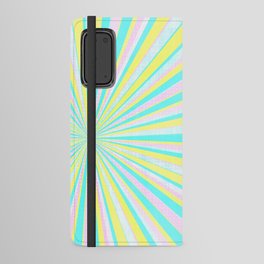 Pastel Rays Android Wallet Case