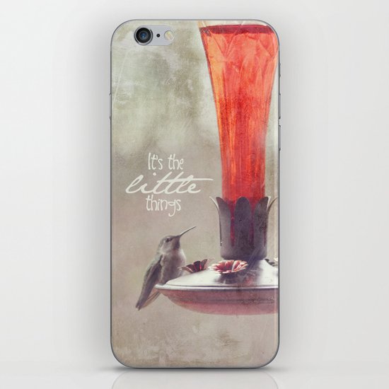 It's The Little Things iPhone & iPod Skin