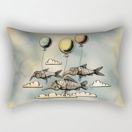 Flying Fishes Rectangular Pillow