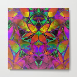 Floral Fractal Art G306 Metal Print | Flower, Graphicdesign, Graphite, Fractal, Pineal Gland, Chackras, Other, Lotus, Geometry, Stained 